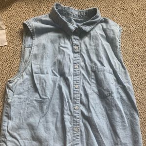 Charlotte Russe Large button-up tank